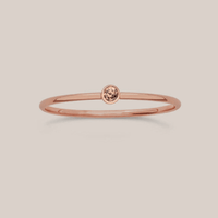 November Birthstone Ring - Going Golden