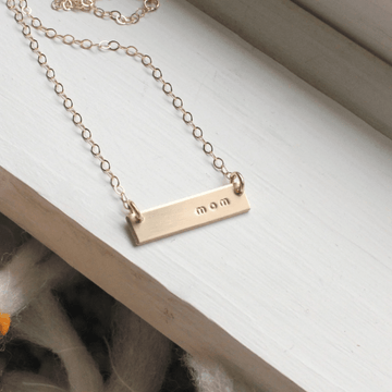 Gold Filled Mom Necklace - Going Golden