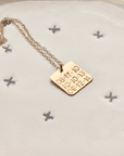 Gold Filled Dates Necklace - Going Golden