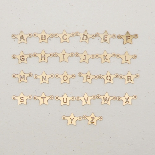 Star Initial Bracelet