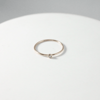 April Birthstone Ring - Going Golden