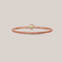 August Birthstone Ring - Going Golden