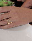 Very Skinny Stackable Stacking Ring - Going Golden