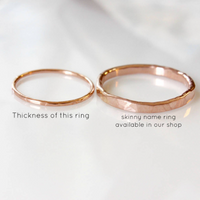 Very Skinny Stackable Stacking Ring - TYI Jewelry