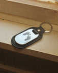 Handwriting Footprint Keychain - Going Golden