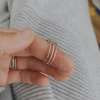 Very Skinny Stackable Stacking Ring