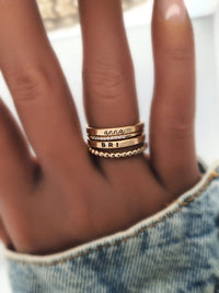 Gold Sparkle CZ Ring - Going Golden