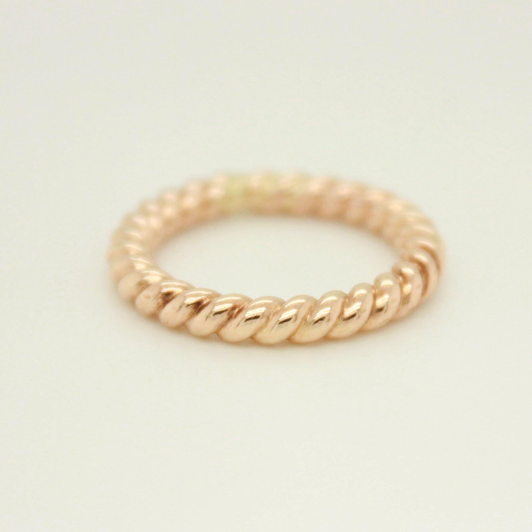 Thick Gold Twisted Ring - Going Golden