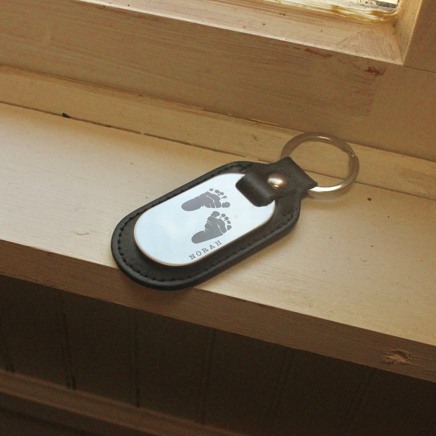 Handwriting Footprint Keychain - TYI Jewelry