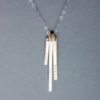 Three Bars Necklace - TYI Jewelry