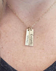 Gold Cursive Name Necklace - Going Golden