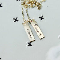 Gold Cursive Name Necklace - TYI Jewelry