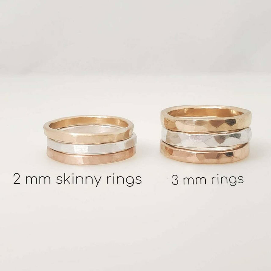Rose Gold Filled Thick Ring - TYI Jewelry