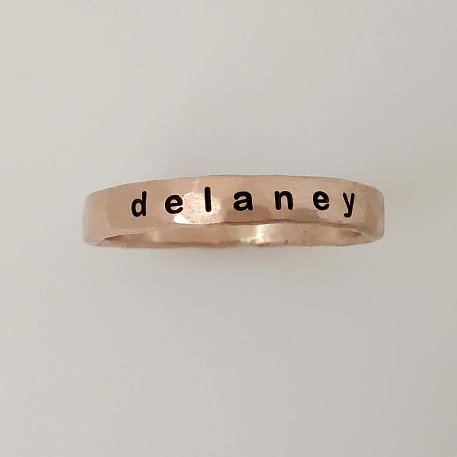 Rose Gold Filled Thick Ring - TYI Jewelry