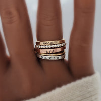 The Savannah Ring Set - Going Golden