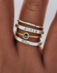 The Athena Ring Set - Going Golden