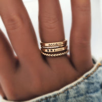 Gold Sparkle Diamond Ring