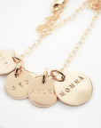 Dainty Momma Necklace - Going Golden