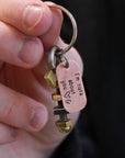 Nuts About You Keychain - Going Golden