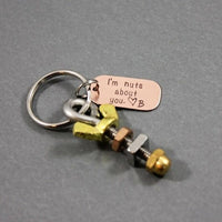 Nuts About You Keychain - TYI Jewelry