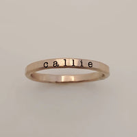 Typewriter Name Ring - TYI Jewelry