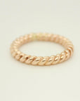 Thick Gold Twisted Ring - Going Golden