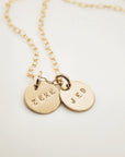 Undarkened Dainty Block Necklace - Going Golden